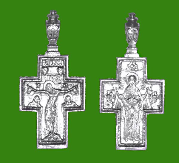 Krzyżyk srebrny /nr 12/