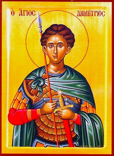 Św. Dymitr z Salonik - laminat